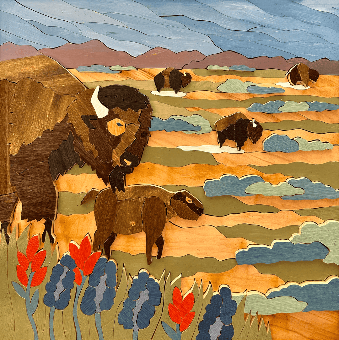 Bison Calf by A.D. Hogan